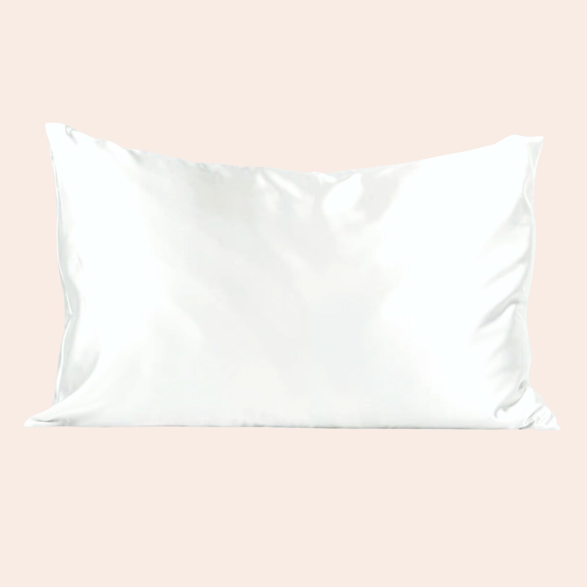 Siztaz Satin Kissenbezug in weiss