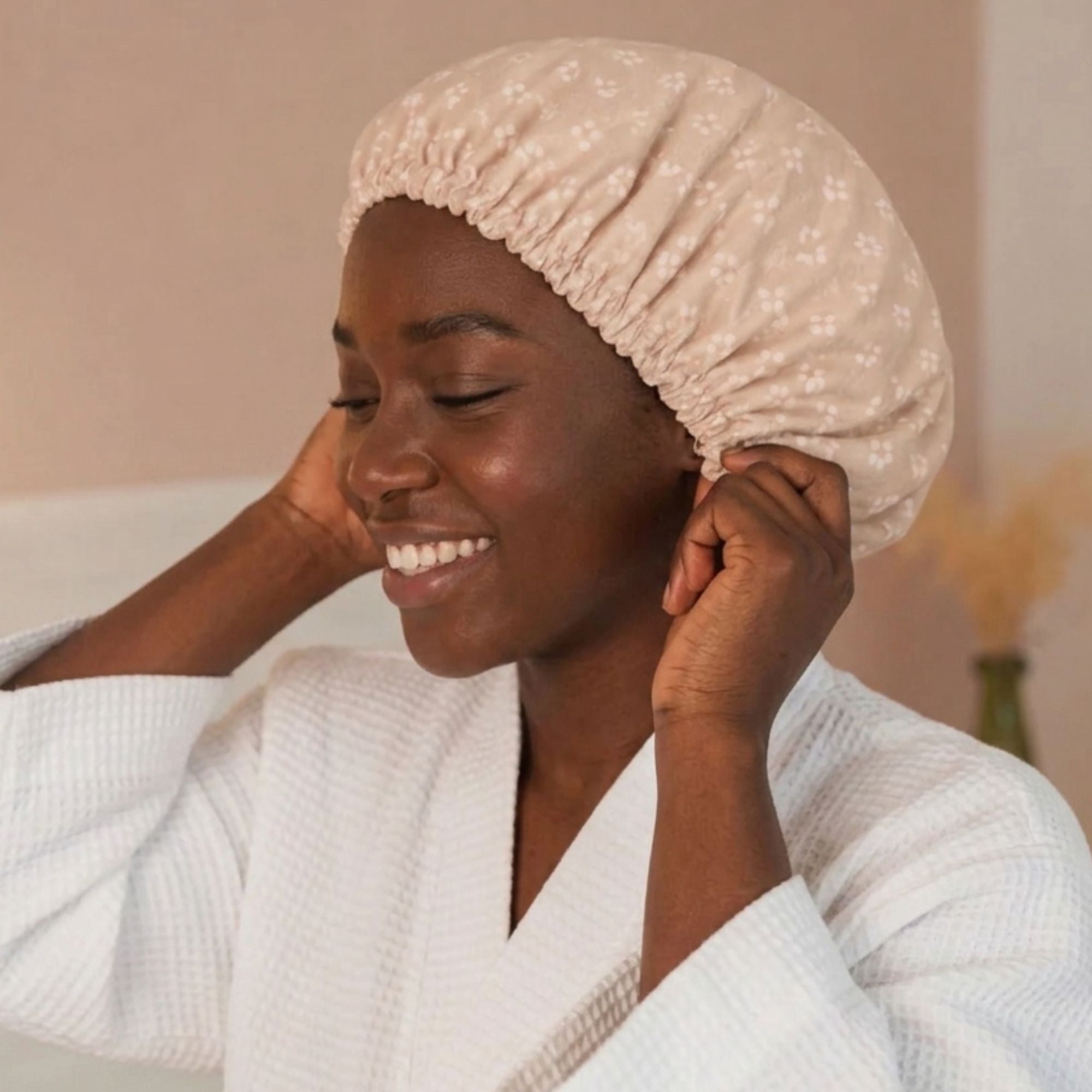Siztaz spa daydeep conditioning cap.beige