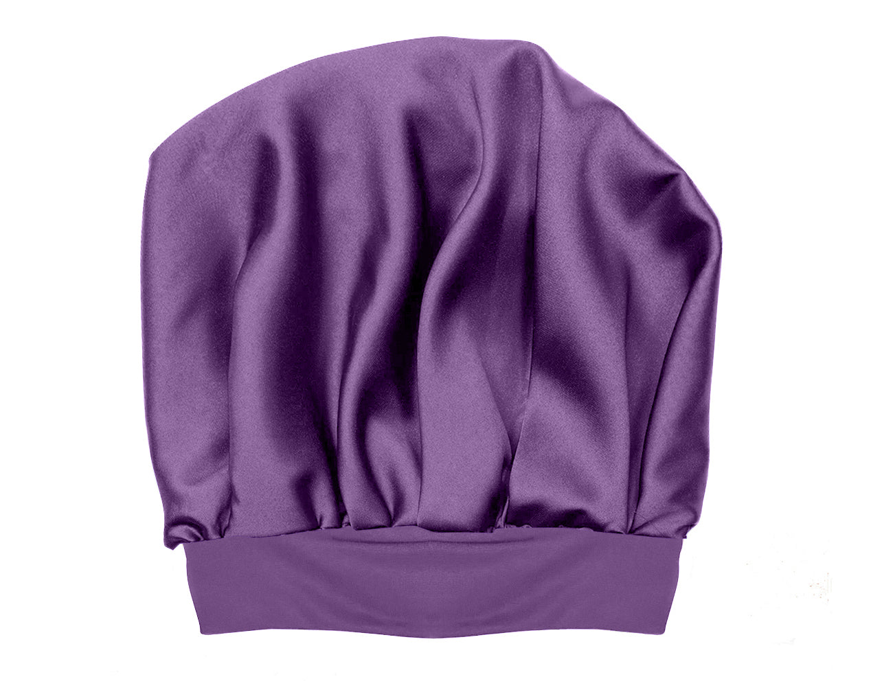 Satin Haube_violet