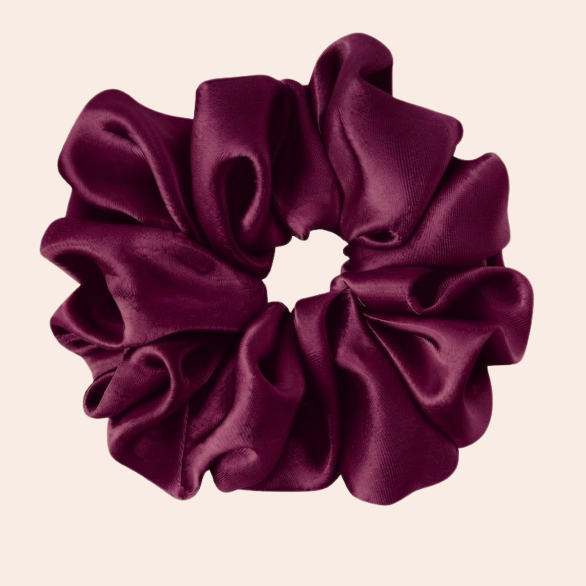 Large. Grosses Scrunchie. Bordeaux | Siztaz